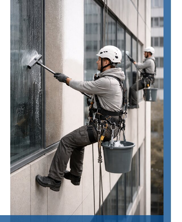 Мойка фасадов зданий в Сосновоборске под ключ от 362 р. | ВЫСОТНИК-Ссб