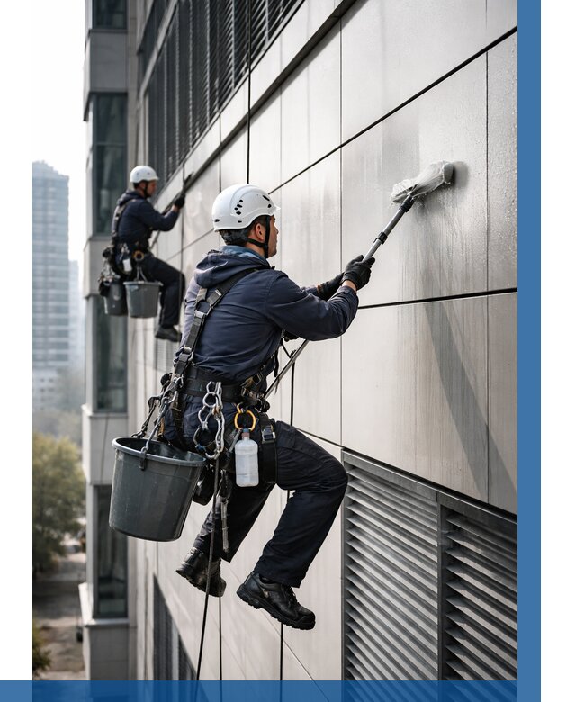 Мойка вентилируемого фасада в Сосновоборске от 259 р. | ВЫСОТНИК-Ссб