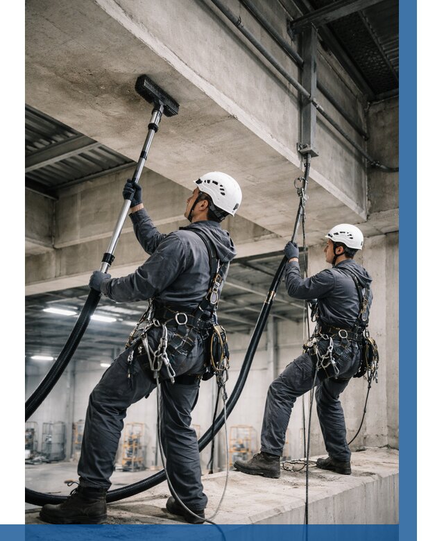 Обеспыливание потолочных конструкций в Сосновоборске от 259 р. |ВЫСОТНИК-Ссб