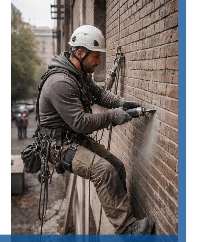 Расшивка кирпичных швов в Сосновоборске от 621 р. | ВЫСОТНИК-Ссб