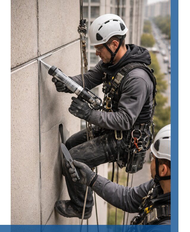 Первичная герметизация швов в Сосновоборске от 621 р. | ВЫСОТНИК-Ссб