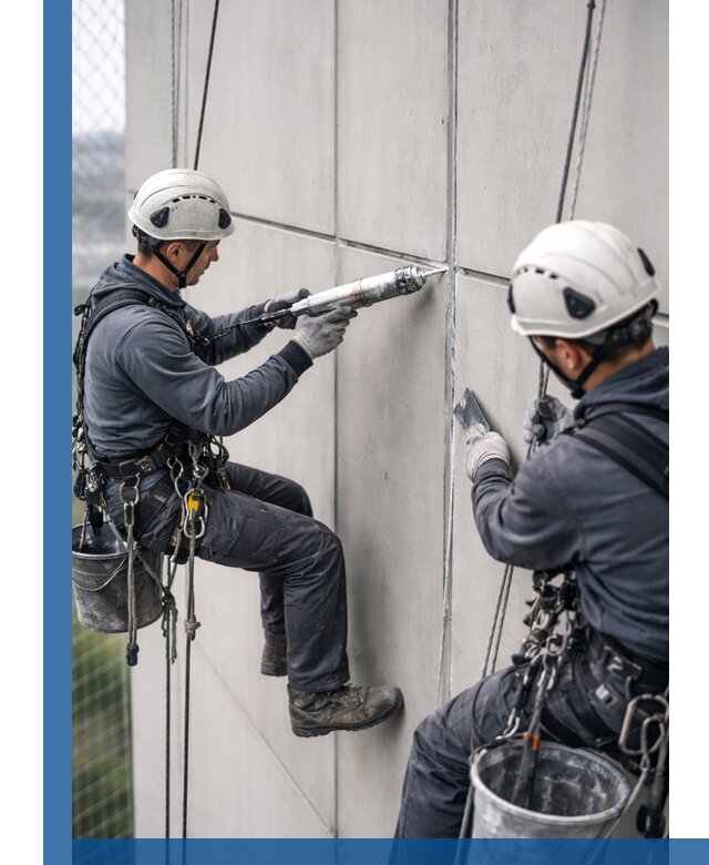 Первичная герметизация швов фасадов и кровель в Сосновоборске