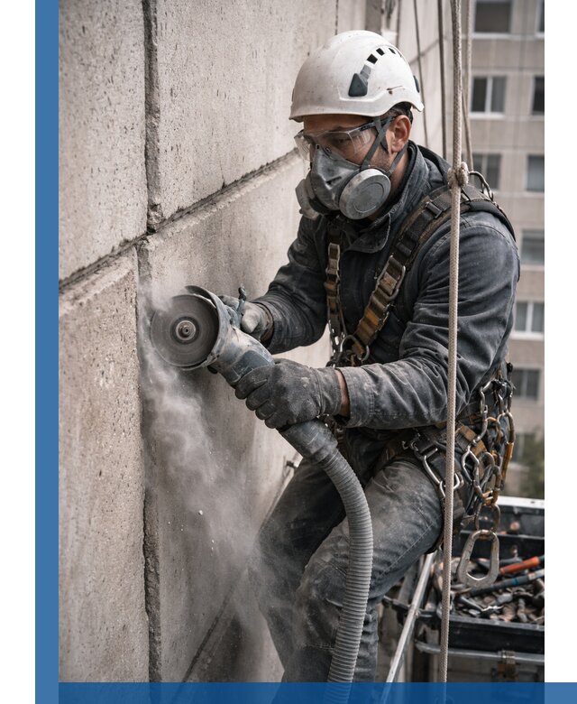 Штробление межпанельных швов в Сосновоборске качественно и быстро