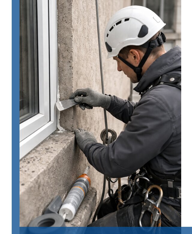 Герметизация монтажных швов окон в Сосновоборске с гарантией качества