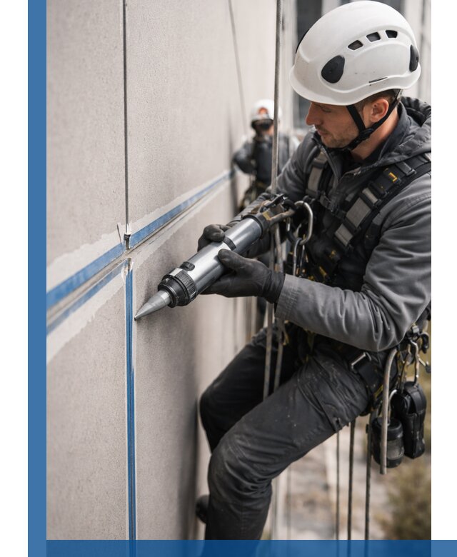 Герметизация стыков фасадных панелей в Сосновоборске качественно и быстро