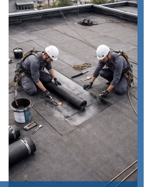 Ремонт мягкой кровли под ключ в Сосновоборске от 724 р. | ВЫСОТНИК-Ссб