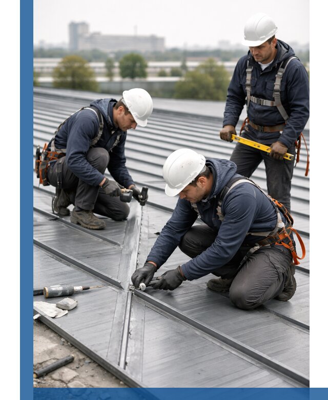 Ремонт фальцевой кровли в Сосновоборске срочно и качественно