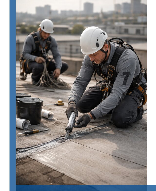 Аварийное и капитальное устранение протечек кровли в Сосновоборске