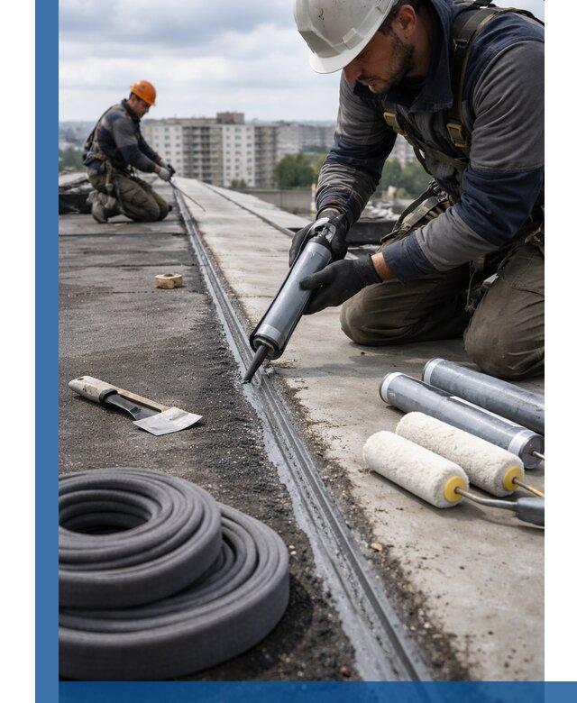 Герметизация швов кровли в Сосновоборске с гарантией герметичности