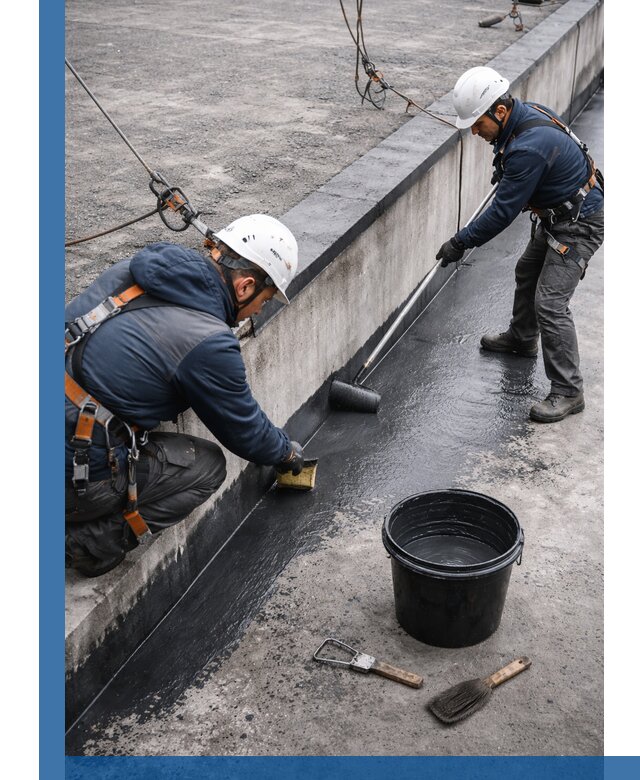 Гидроизоляция кровли жидкой резиной профессионально в Сосновоборске