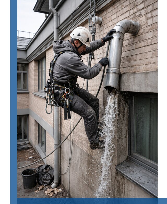 Профессиональная прочистка водосточных труб в Сосновоборске с гарантией