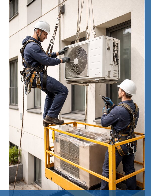 Демонтаж внешнего блока кондиционера в Сосновоборске от 3621 р. | ВЫСОТНИК-Ссб