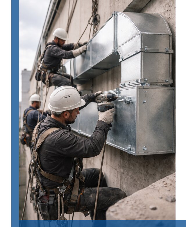 Профессиональный монтаж вентиляционных коробов в Сосновоборске под ключ