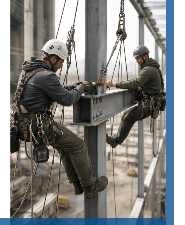 Монтаж металлоконструкций на высоте в Сосновоборске от 3621 р. | ВЫСОТНИК-Ссб