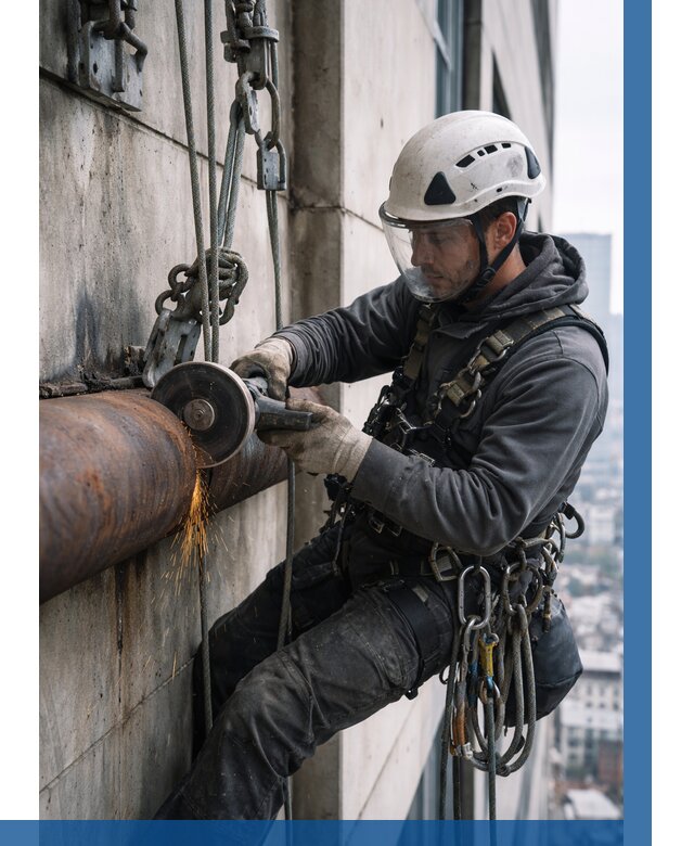 Резка металла на высоте в Сосновоборске по цене от 4655 р. | ВЫСОТНИК-Ссб