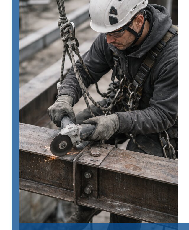 Резка металла на высоте в Сосновоборске для зданий и конструкций