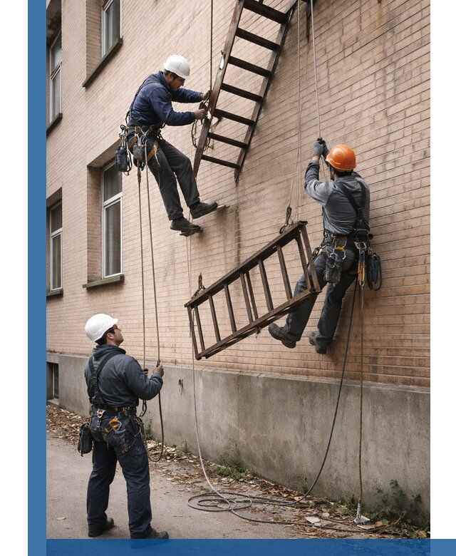 Демонтаж пожарной лестницы в Сосновоборске быстро и безопасно