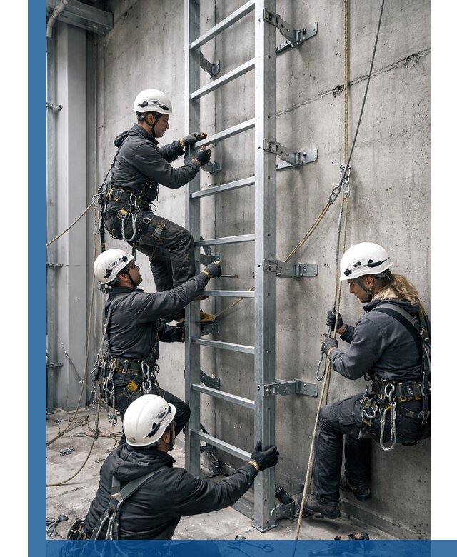 Монтаж металлических лестниц в Сосновоборске под ключ со гарантией