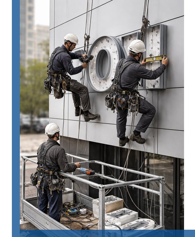 Профессиональный монтаж световых букв в Сосновоборске под ключ