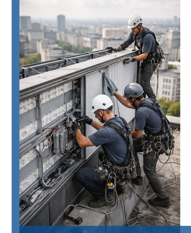 Профессиональное обслуживание крышной рекламы в Сосновоборске под ключ