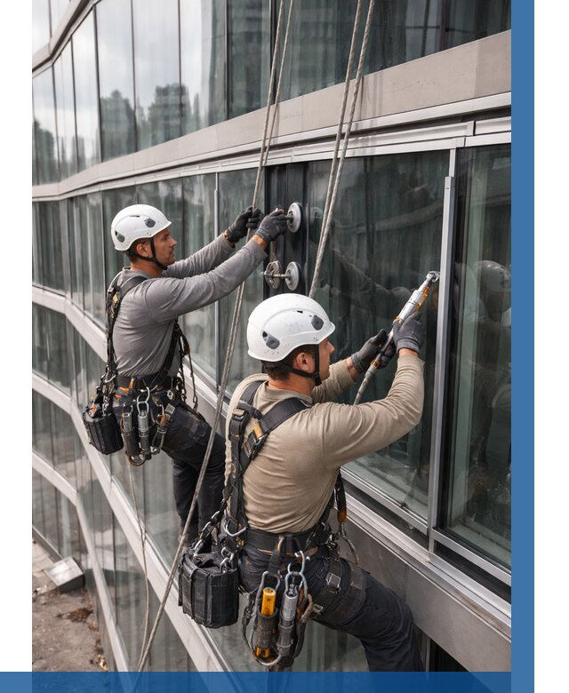 Радиусное остекление фасада в Сосновоборске от 12414 р. | ВЫСОТНИК-Ссб