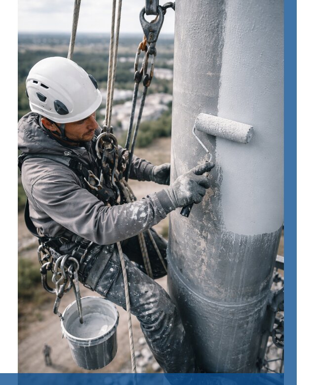 Покраска мачт связи под ключ в Сосновоборске от 879 р. | ВЫСОТНИК-Ссб