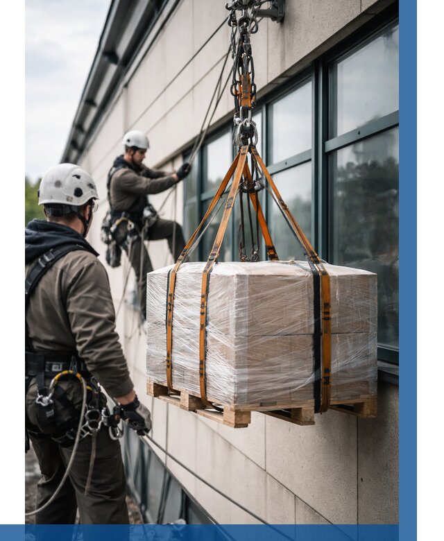 Подъем груза на высоту в Сосновоборске от 3104 р. | ВЫСОТНИК-Ссб