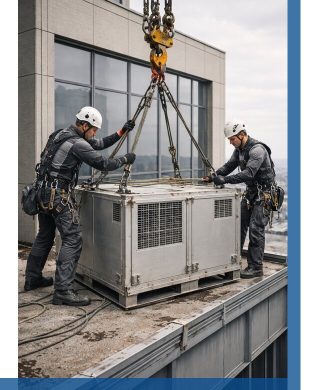 Такелажные работы на высоте в Сосновоборске от 8276 р. | ВЫСОТНИК-Ссб