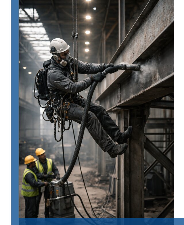 Обеспыливание конструкций в цехах промышленного производства в Сосновоборске