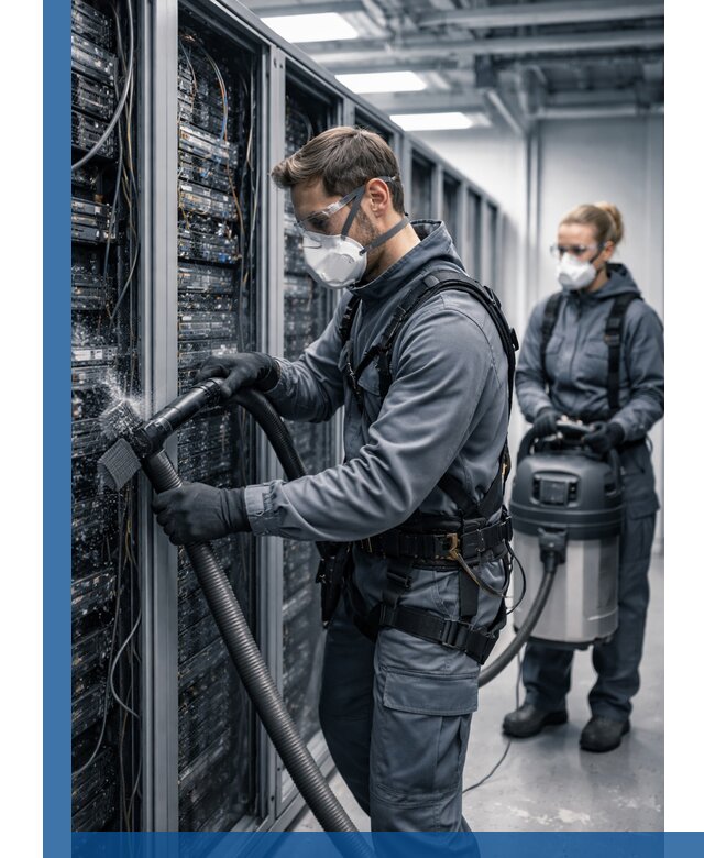 Обеспыливание серверной комнаты в Сосновоборске, профессиональная очистка