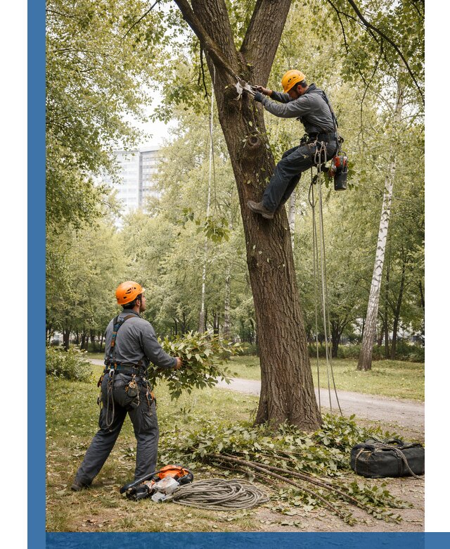 Санитарная обрезка деревьев в Сосновоборске, профессионально и безопасно