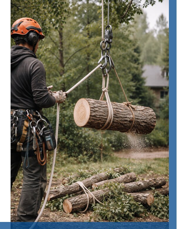 Валка деревьев частями в Сосновоборске от 7759 р. | ВЫСОТНИК-Ссб