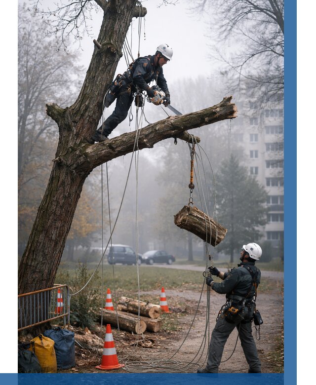 Удаление аварийных деревьев в Сосновоборске от 15518 р. | ВЫСОТНИК-Ссб