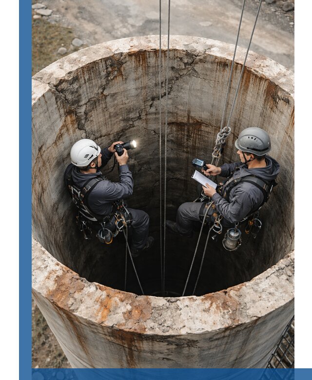 Обследование дымовой трубы: диагностика и оценка состояния в Сосновоборске