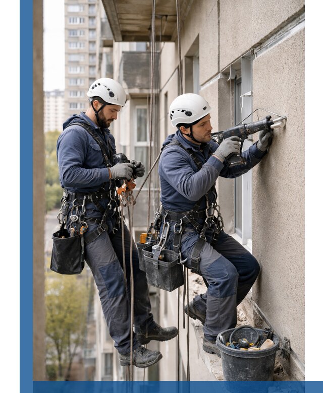 Промышленные альпинисты высотные работы и монтаж в Сосновоборске